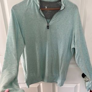 F & G tech quarter zip pull over